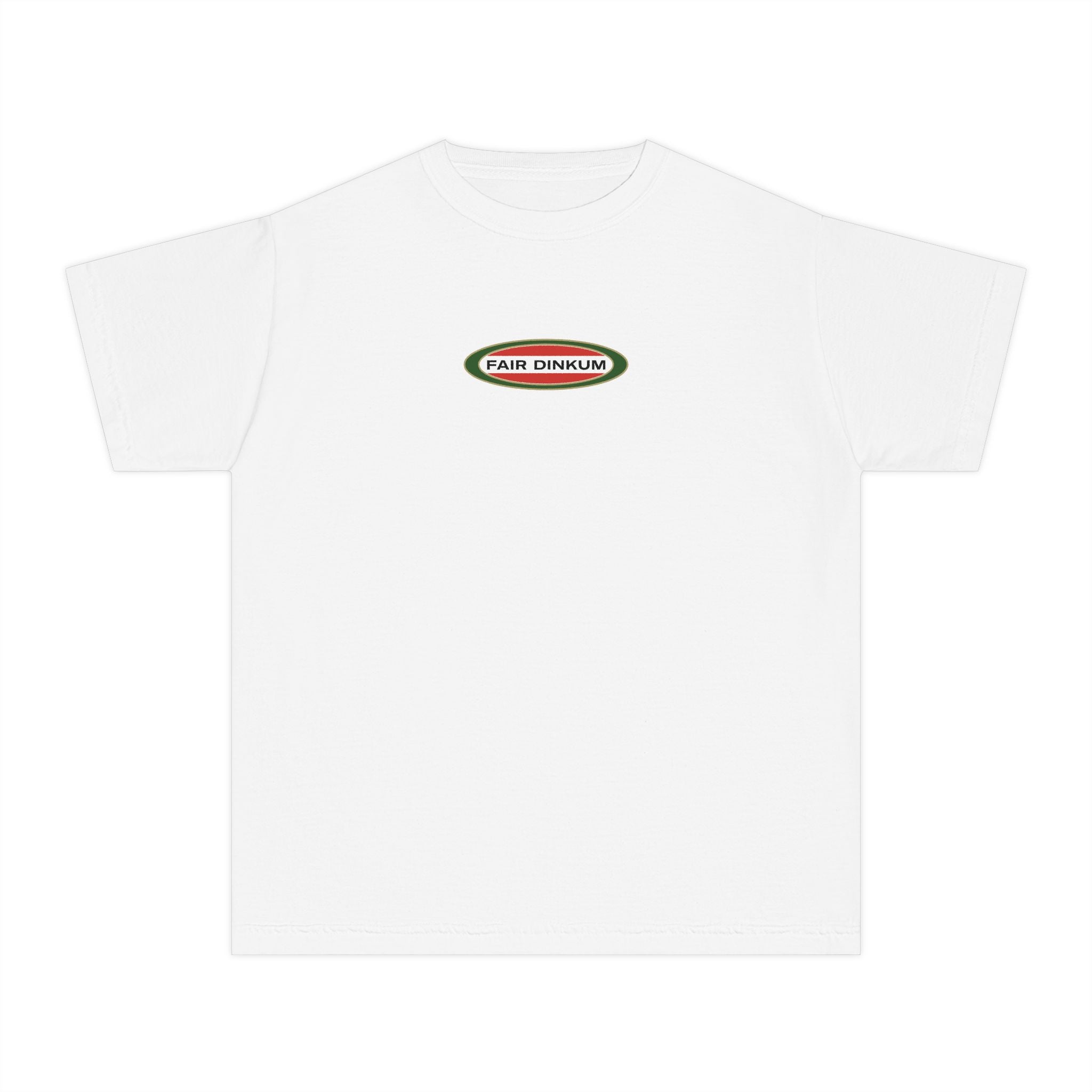 Fair Dinkum Youth Tee, Aussie Saying Shirt, Australiana Gift, Retro Style T-Shirt, Funny Australian Slang Top, LookaKooka Designs