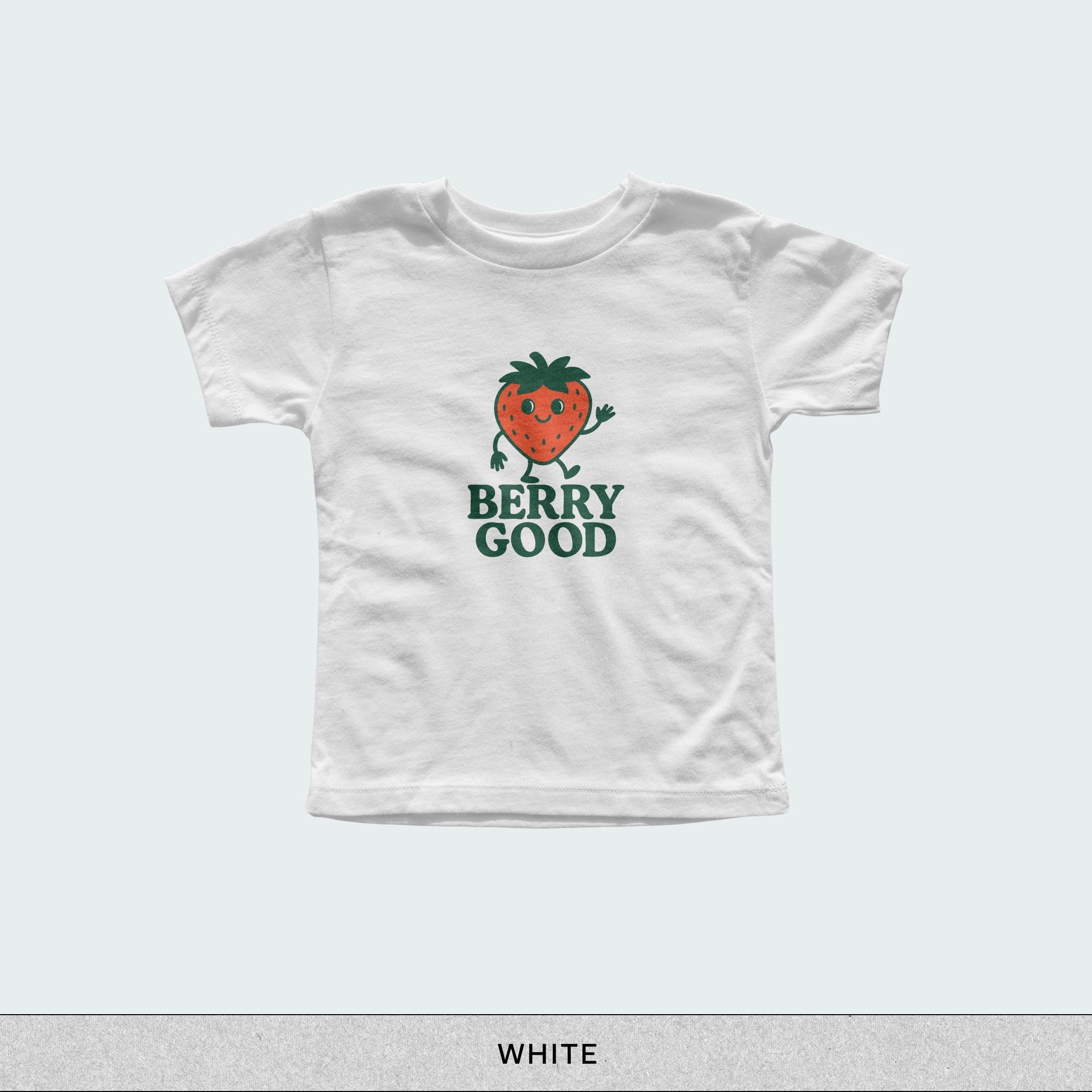 Berry Good Baby Tee - white