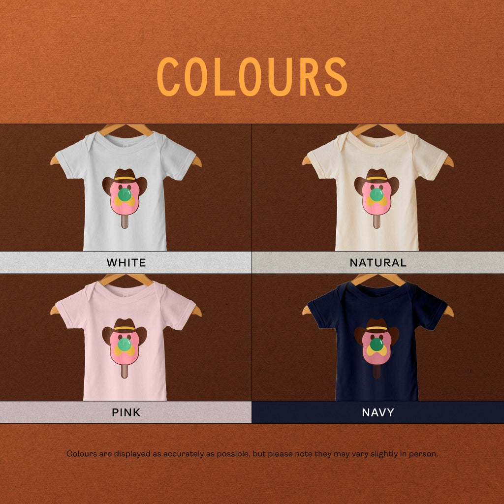 Bill Baby Onesie - colour overview