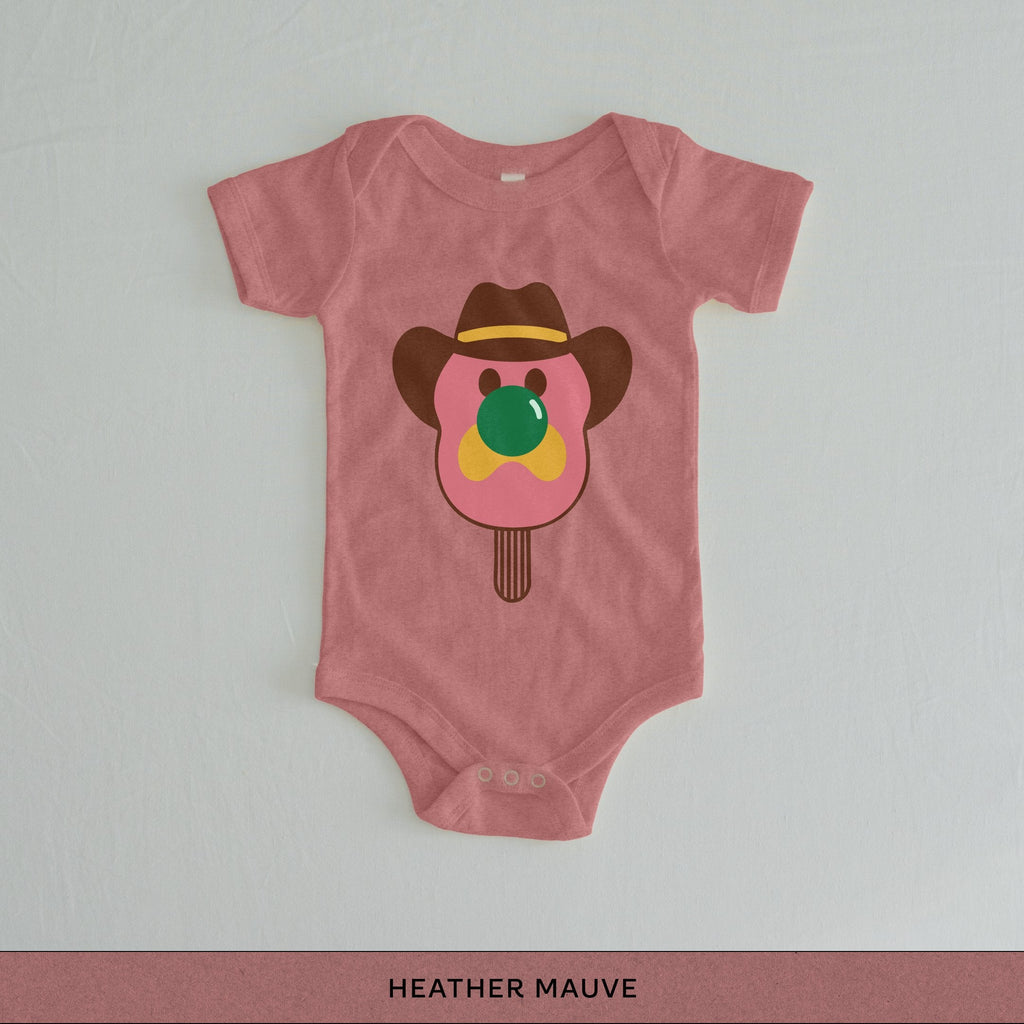 Bill Baby Onesie - heather mauve