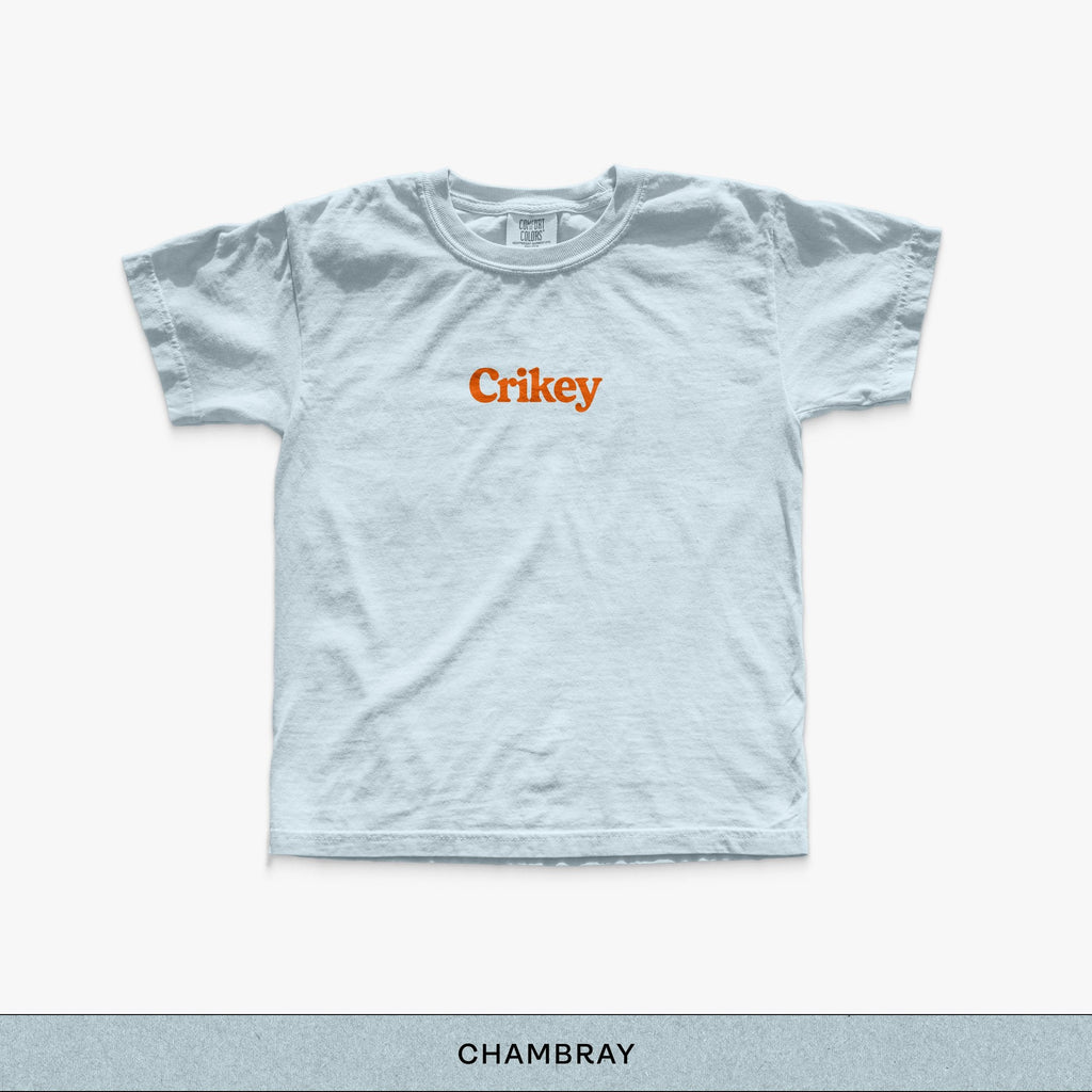 Crikey Kids Tee - chambray