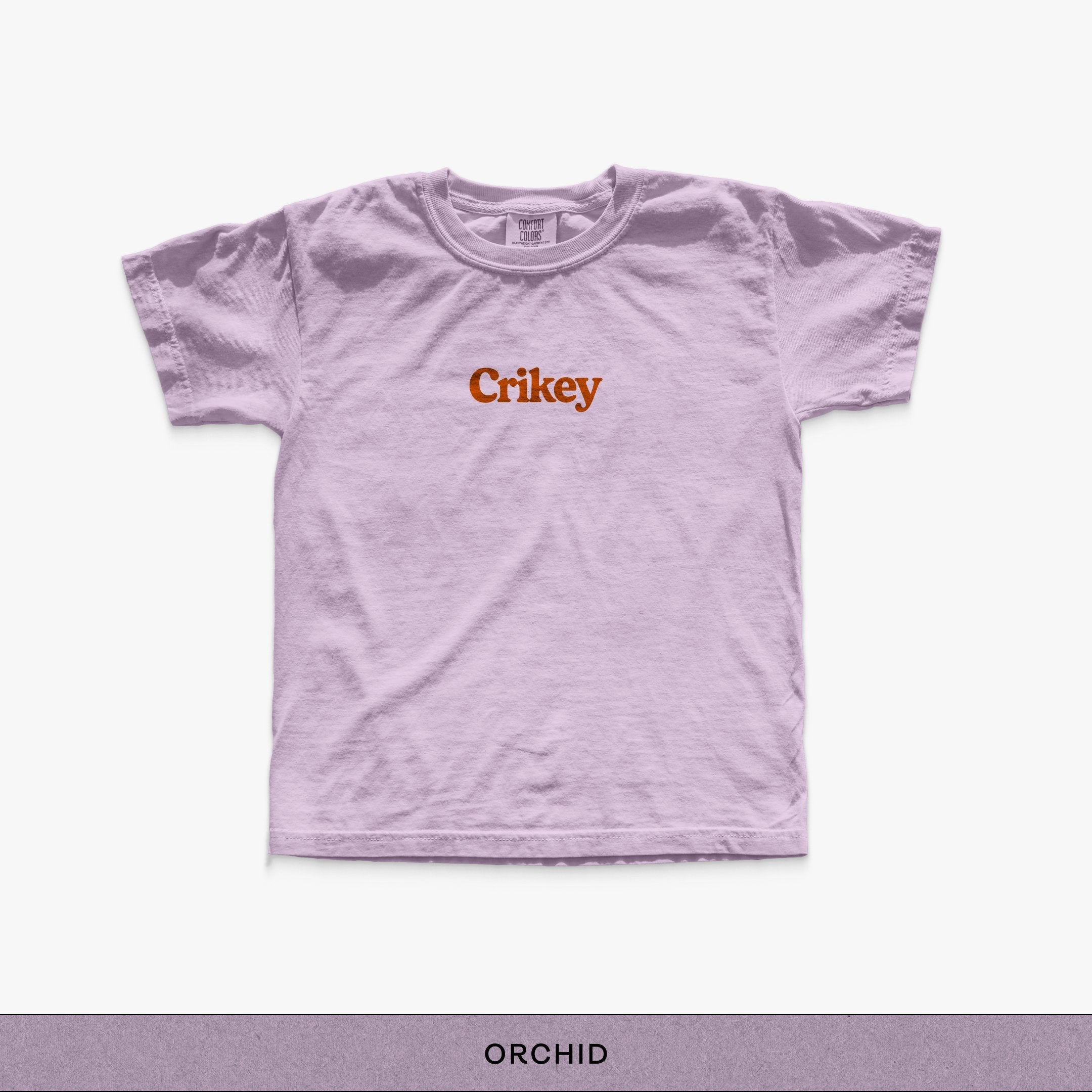 Crikey Kids Tee - orchid