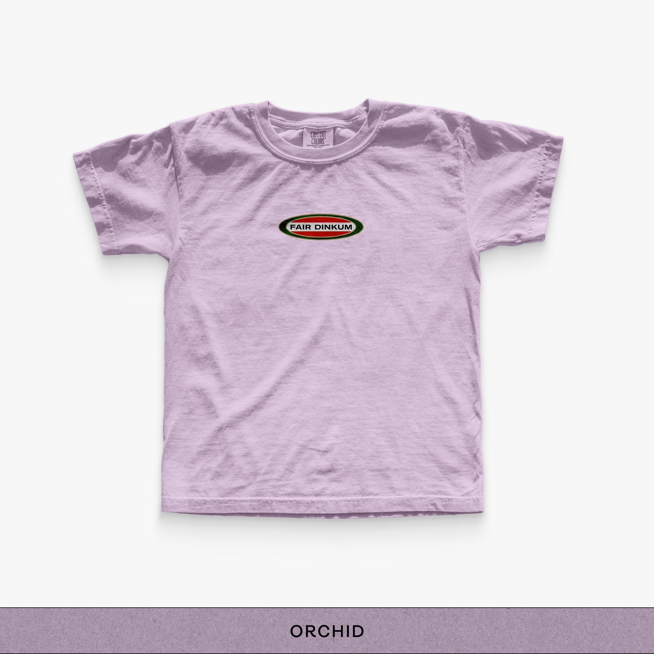 Fair Dinkum Youth Tee - orchid