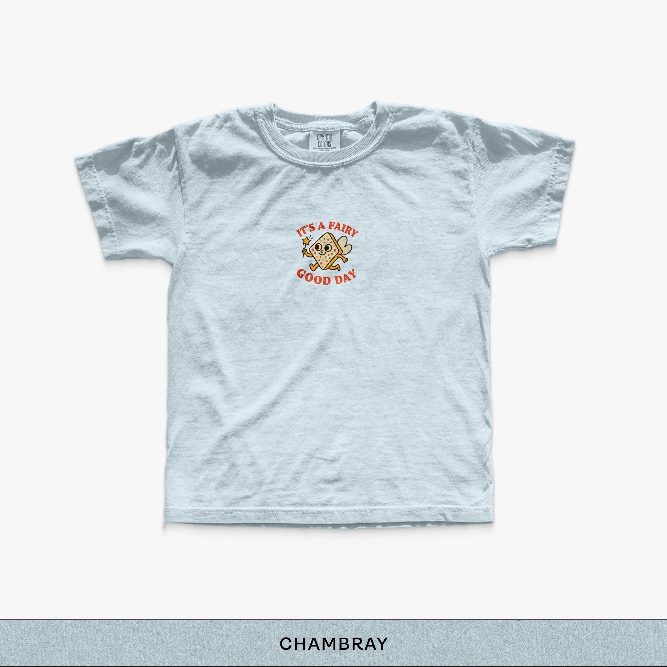 Fairy Good Day Kids Tee - chambray