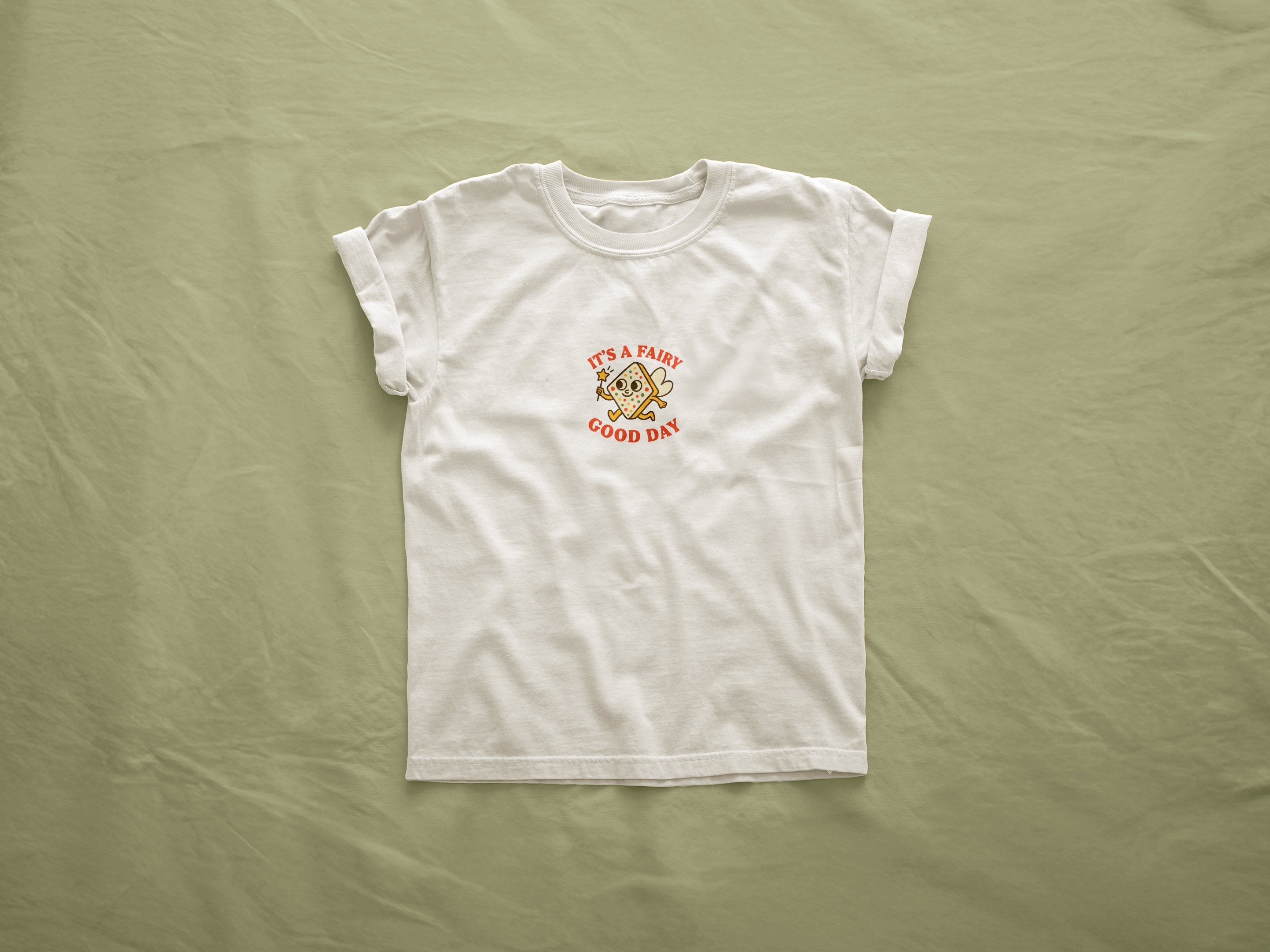 Fairy Good Day Kids Tee - white