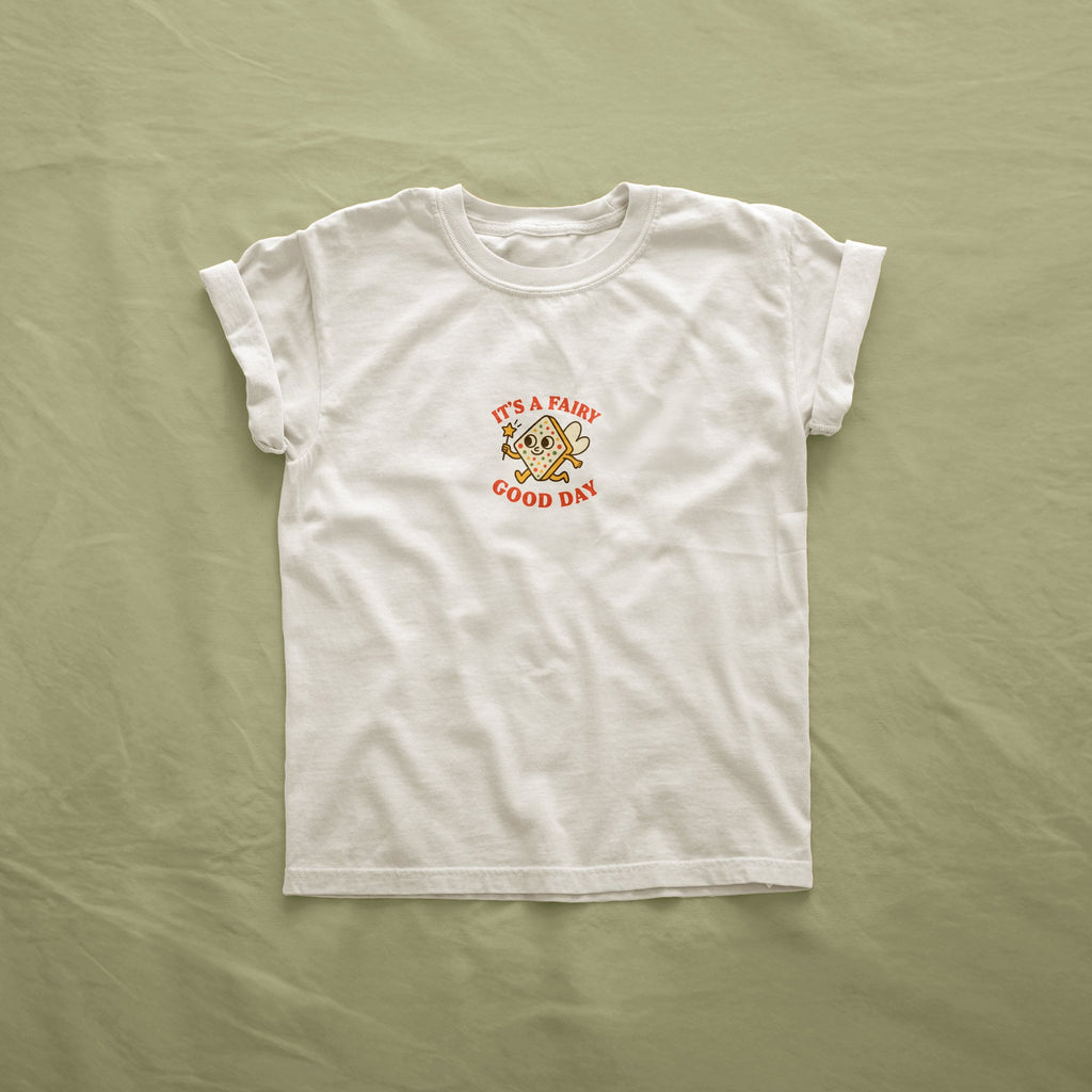 Fairy Good Day Kids Tee - white