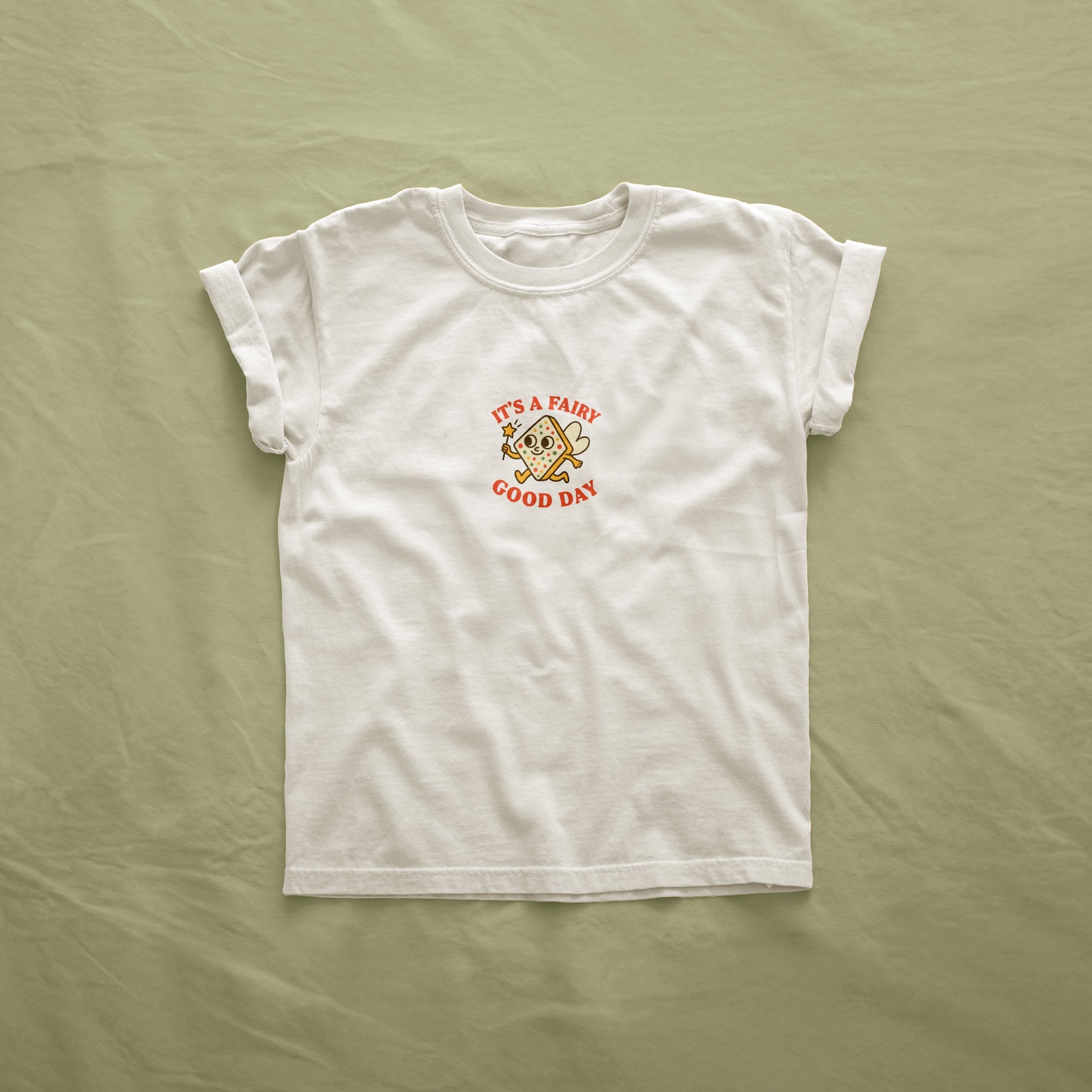 Fairy Good Day Kids Tee - white