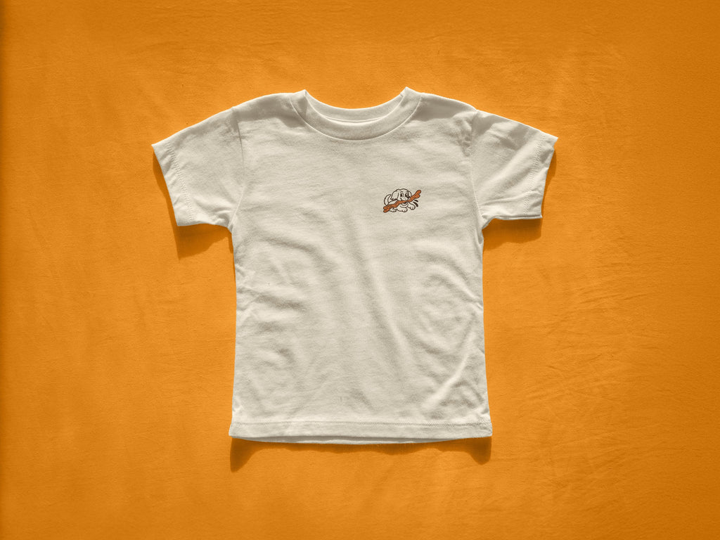 Fully Stick Toddler Tee - white