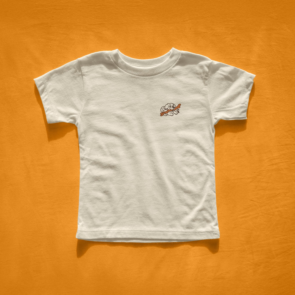 Fully Stick Toddler Tee - white