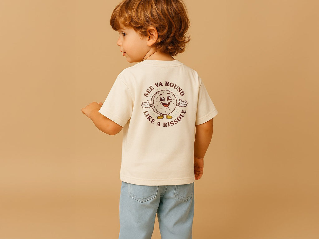 See Ya Round Toddler Tee - lifestyle natural