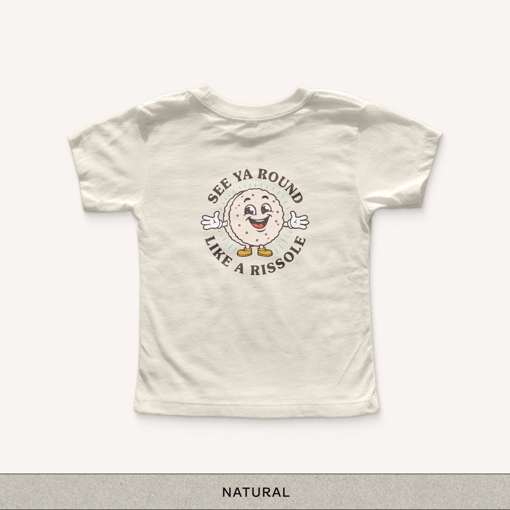See Ya Round Toddler Tee - natural