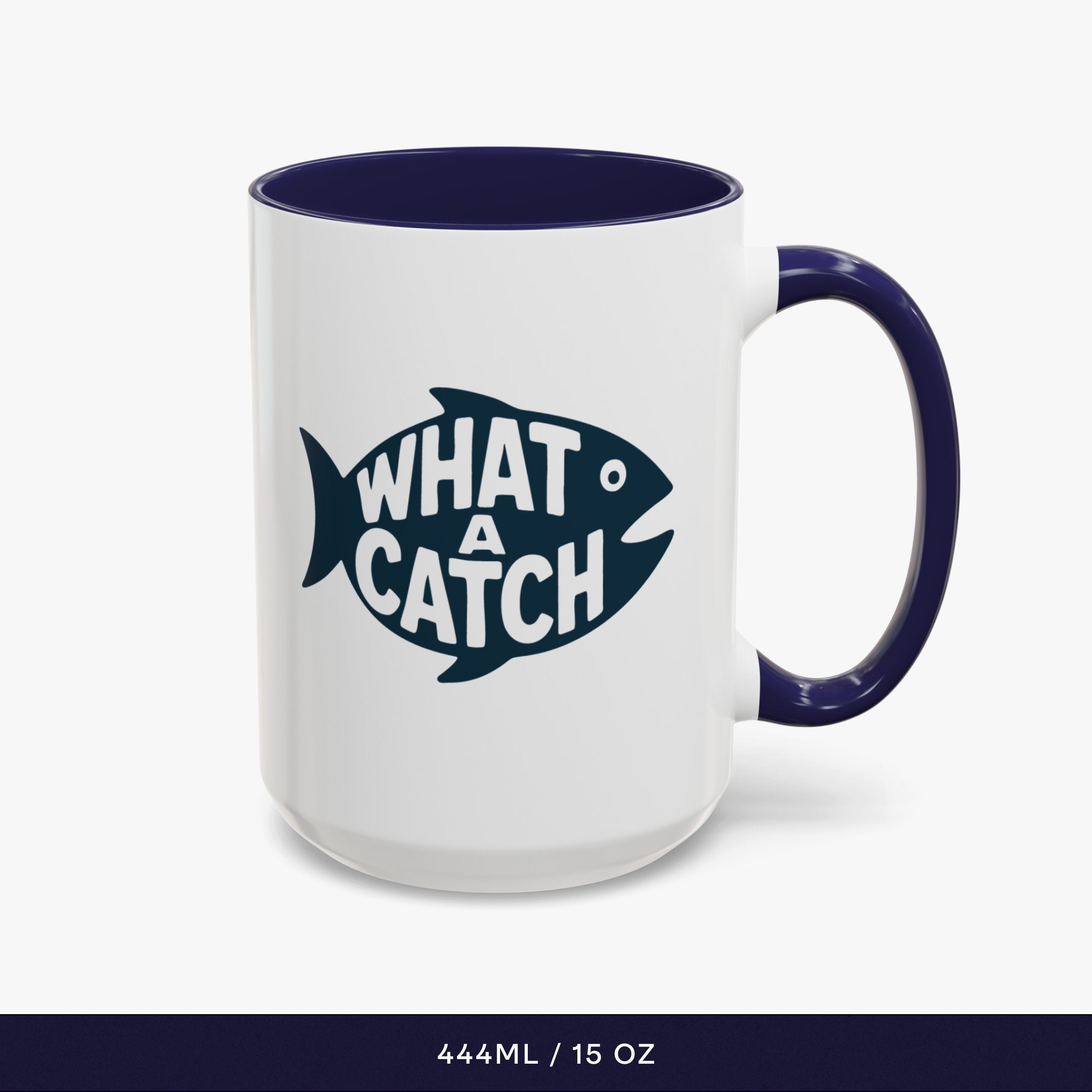 What A Catch Mug - navy