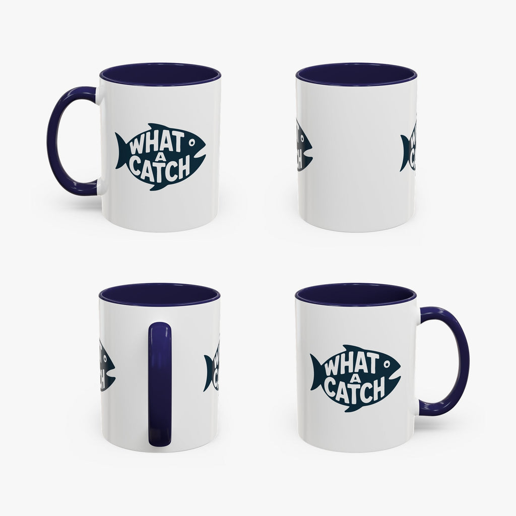 What A Catch Mug - navy